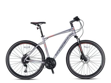 28 Kron TX 300 27v H. Disk Fren Şehir Bisikleti M.Titanyum Gri-Turuncu - 46cm