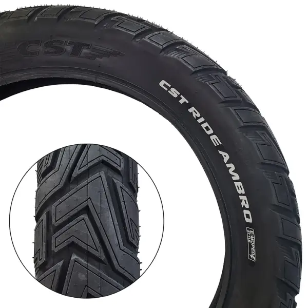 Cst 20x4.00 (100-46) Ride Ambro Defender Mix 1.5mm Zırhlı Fat Bike Dış Lastik CEB-02 Siyah