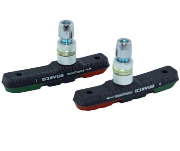 Brakco M-960V 4 Mevsim (3 Renk) Bisiklet Fren Pabucu