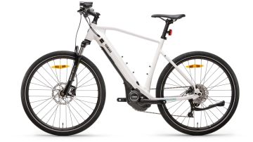 27.5 Yamaha Crosscore RC 9v H.Disk Fren 500Wh E-City Şehir Bisiklet L - Shiver White