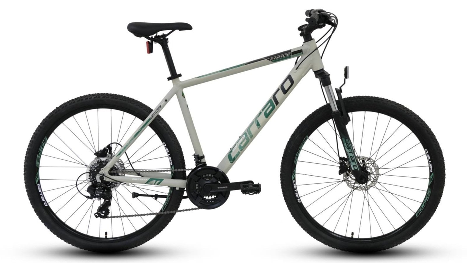 26 Carraro Force 620 21v Hidrolik D.Fren Dağ Bisikleti 38cm - Mat Gri-Yeşil