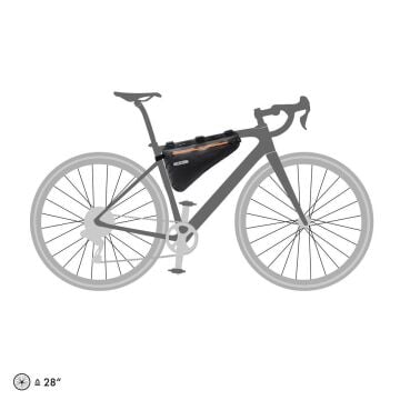 Ortlieb F9973 Bikepacking Gravel Kadro Çantası 4L Mat Siyah