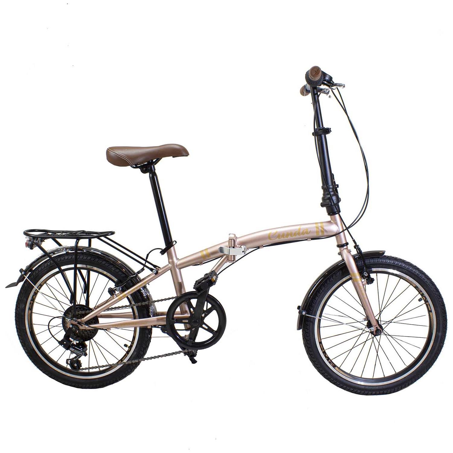 20 Ümit 2034 Cunda Speed 6v V-Fren Katlanır Bisiklet Rose Gold