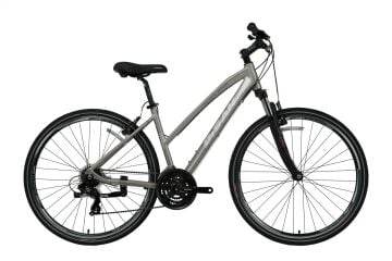 28 Bisan TRX 8200 21v V-Fren Kadın Şehir Bisikleti 45cm - Gri-Beyaz