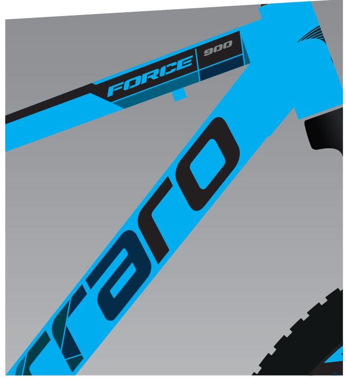29 Carraro Force 900 21v V-Fren Dağ Bisikleti 48cm - M.A.Mavi-Siyah-Gümüş