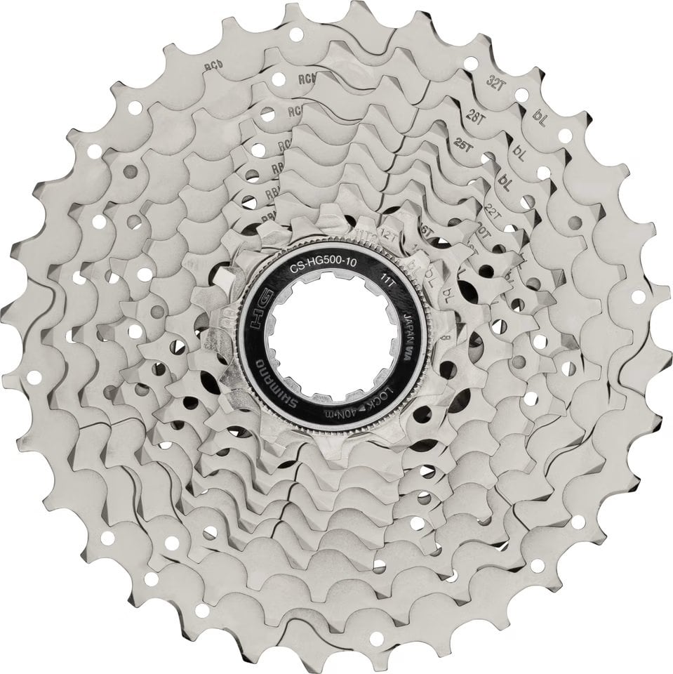 Shimano Tiagra/Deore CS-HG500 10lu 11-32t Arka Kaset Dişli Gümüş*