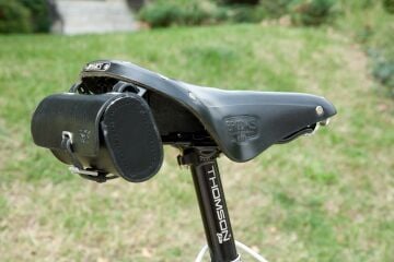 Brooks Challenge Sele Altı Deri Çanta 0.5L Siyah