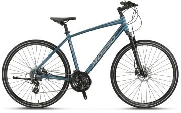 28 Mosso Legarda Pro X24 MSM H 24v H.Disk Fren Şehir Bisikleti 51cm - Mavi-Gümüş
