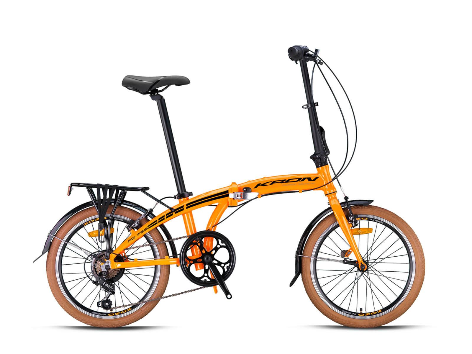 20 Kron FD 750 7v V-Fren Katlanır Bisiklet Sarı-Beyaz