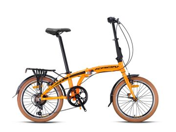 20 Kron FD 750 7v V-Fren Katlanır Bisiklet Sarı-Beyaz