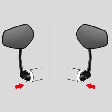 Lexis Flank 104 16-22mm Gidon İçi Montaj Bisiklet Aynası