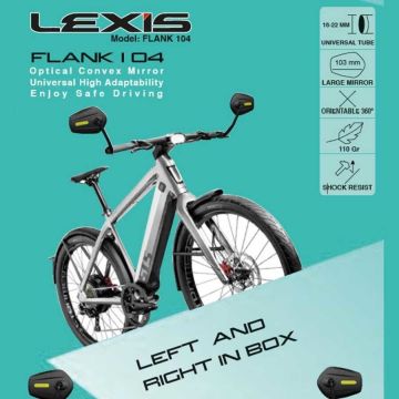 Lexis Flank 104 16-22mm Gidon İçi Montaj Bisiklet Aynası