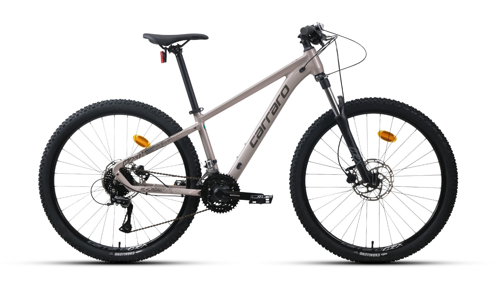 27.5 Carraro CRX 724 24v H.Disk Fren Dağ Bisikleti 44cm - Gül Gri-Gri