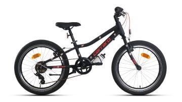 20 Carraro Red Eagle 6v V-Fren Erkek Çocuk Bisikleti M.Siyah-Kırmızı