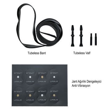 Ursus TC37 Centerlock Disk Fren Tubeless Karbon Yol Bisikleti Jant Seti