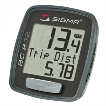 Sigma Bc 8.12 Kablosuz Km Saati Siyah