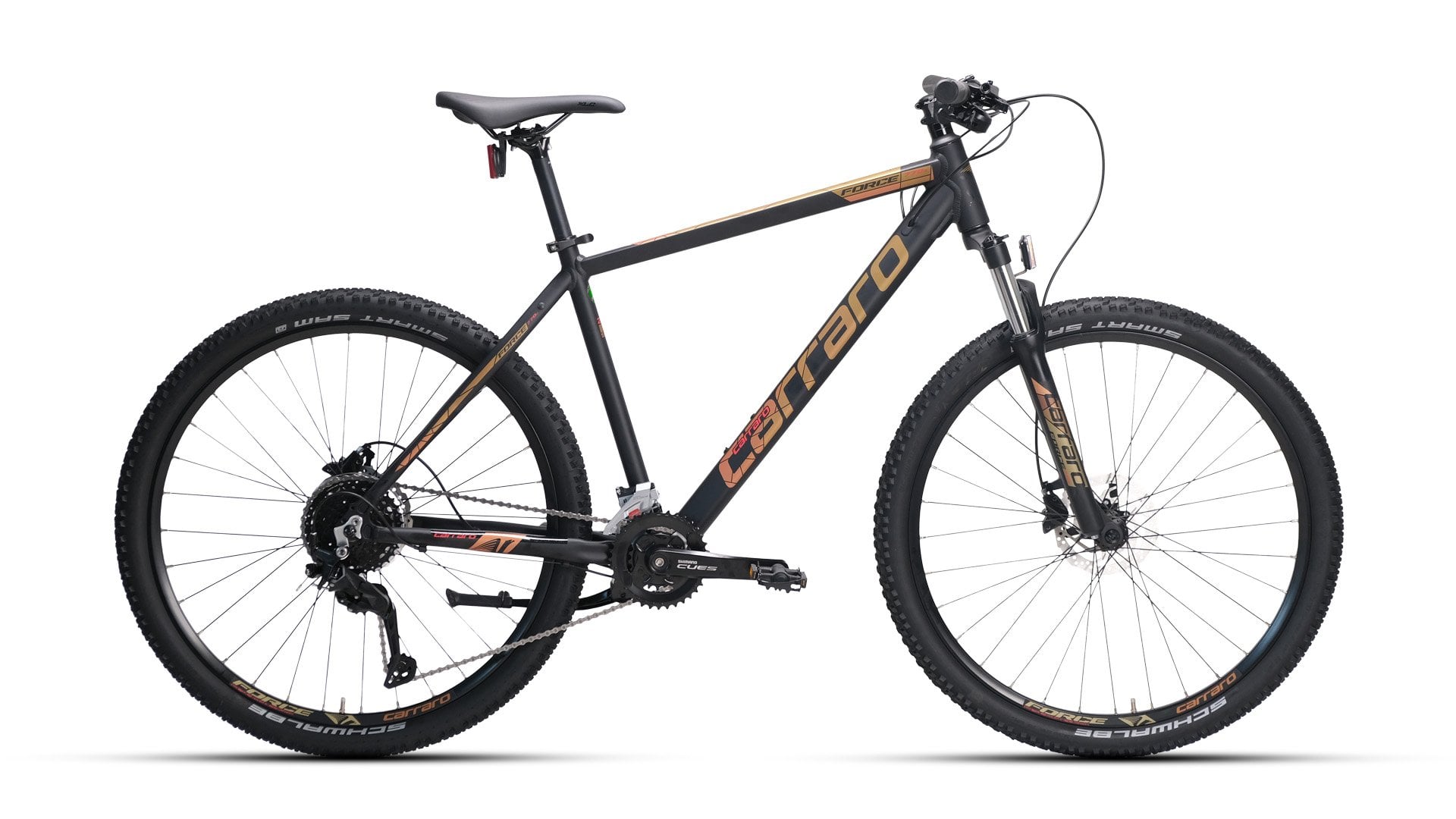 27.5 Carraro Force 770C Cues 18v H.Disk Fren Dağ Bisikleti 38cm - M.Siyah-Altın