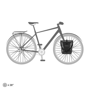 Ortlieb F6103 Sport-Roller Free Ön Heybe Çanta Çift 25L Siyah