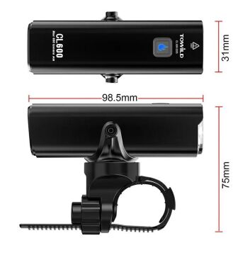 Towild CL600 Smart 600 Lümen Usb Şarjlı Bisiklet Ön Lamba