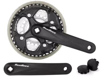 Sunrace FCM500 175mm 42T 7-8V 3lü Kapaklı Aynakol Siyah