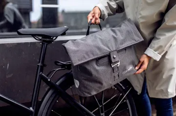 Ortlieb F8104 Twin-City Urban Omuz / Arka Bagaj Çantası 9L Gül Kurusu QL2.1