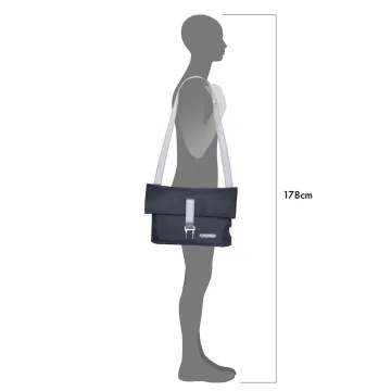 Ortlieb F8102 Twin-City Urban Omuz / Arka Bagaj Çantası 9L Lacivert QL2.1