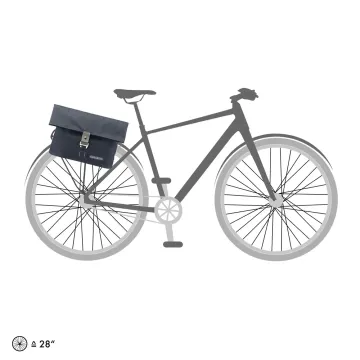 Ortlieb F8102 Twin-City Urban Omuz / Arka Bagaj Çantası 9L Lacivert QL2.1