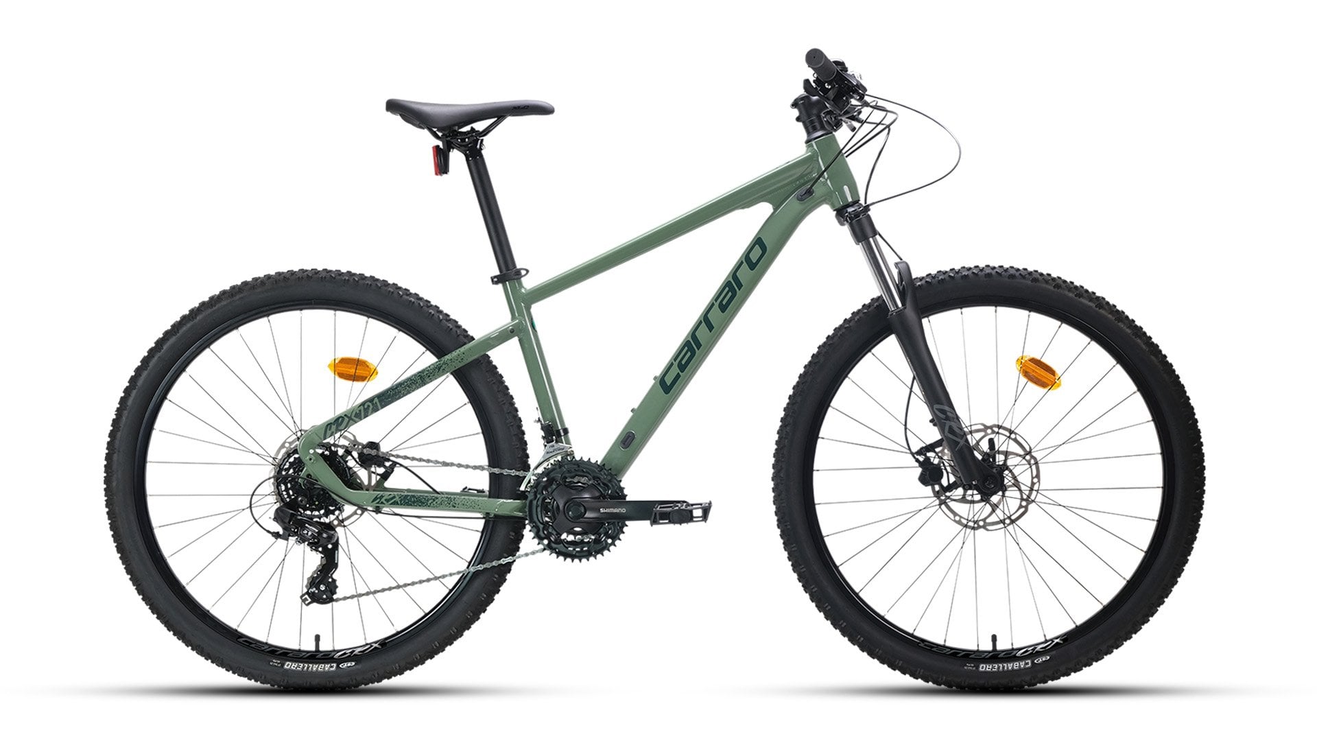 27.5 Carraro CRX 721 21v H.Disk Fren Dağ Bisikleti 40cm - Ada Çayı-K.Yeşil
