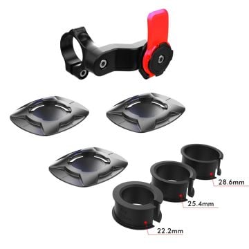 QRD Twist Lock Kolay Montaj Bisiket/Scooter/Motosiklet Gidon Telefon Tutucu