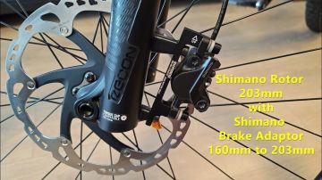 Shimano SM-MA-F203 203mm Ön Disk Fren Adaptörü (Post/Post)