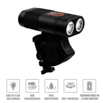 Eastpower EBL-3604 600 Lümen Usb Bisiklet Ön Lamba