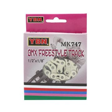 YBN MK747 Vitessiz Bmx/Track/Freestyle Zincir Gümüş