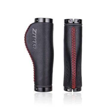 Ztto AG116 132mm Suni Deri, Kırmızı Dikişli, Bilek Destekli Elcik Siyah