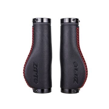 Ztto AG116 132mm Suni Deri, Kırmızı Dikişli, Bilek Destekli Elcik Siyah