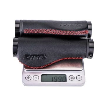 Ztto AG116 132mm Suni Deri, Kırmızı Dikişli, Bilek Destekli Elcik Siyah