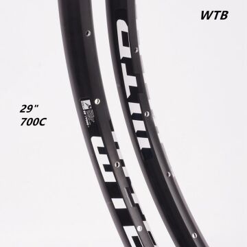Wtb ST i23 29'' Çift Kat Alüminyum,TL-Ready Disk Uyum, FV, Jant Çemberi 32H Siyah