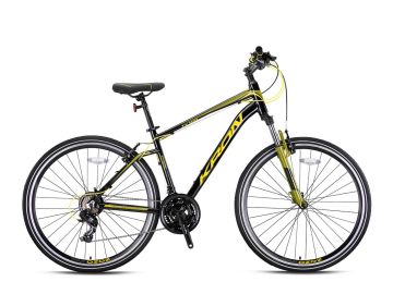 28 Kron Tx 100 21v V-Fren Şehir Bisikleti 51cm - Siyah-Sarı-Haki