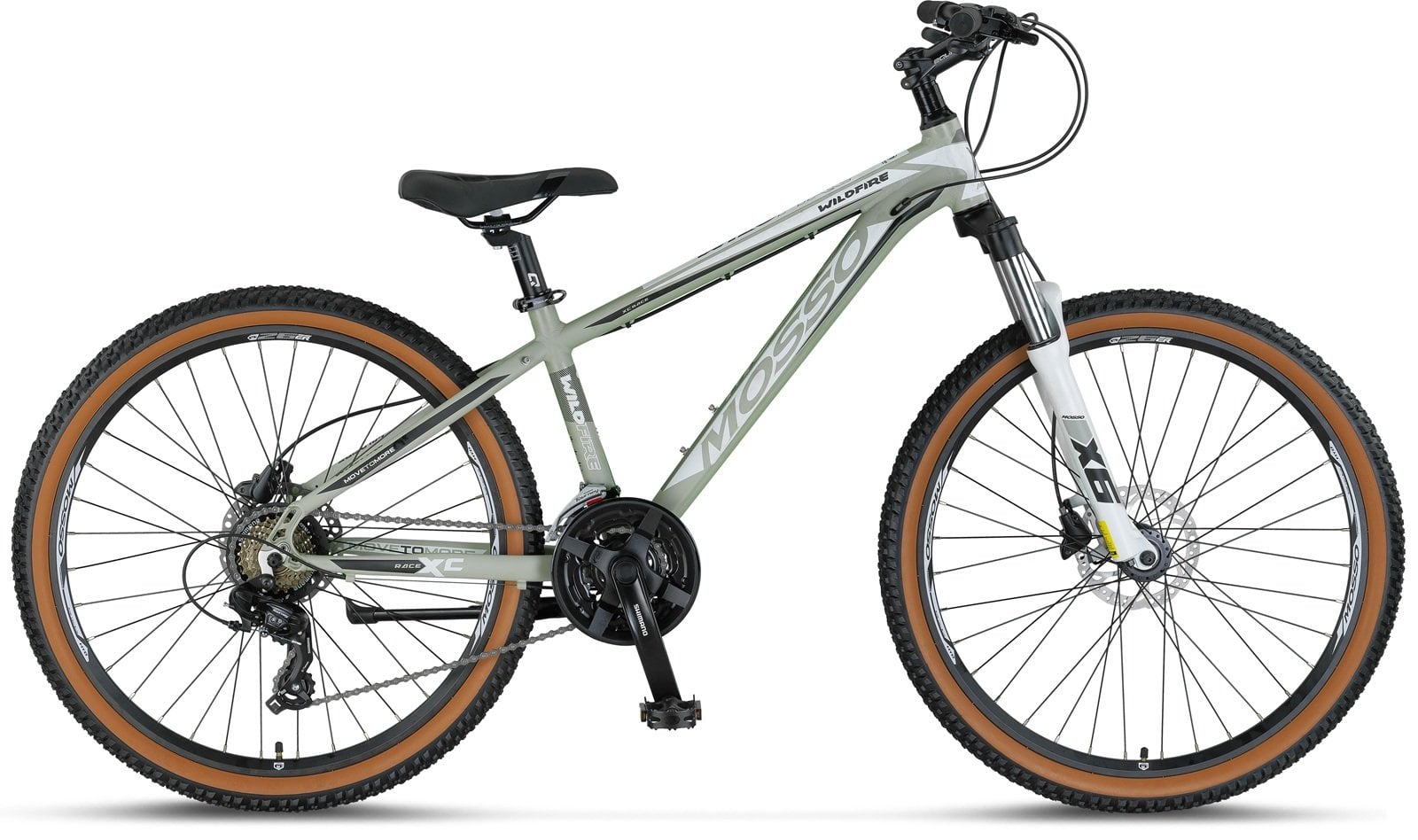 26 Mosso Wildfire H 21v Hidrolik Disk Fren Dağ Bisikleti 35.5cm - Mat Gri