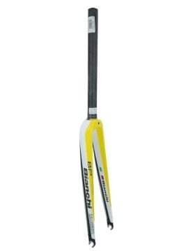 Bianchi B4P 1.1/8'' Full Karbon Yol Bisiklet Maşası Beyaz-Sarı