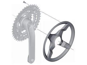 Shimano FC-TY301 42T Aynakol Koruma Kapağı Y1R698010