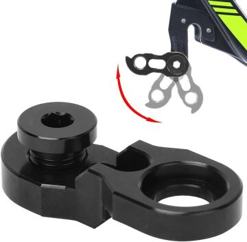 QRD RA105 Alüminyum CNC Kadro Kulağı Uzatma Aparatı Siyah