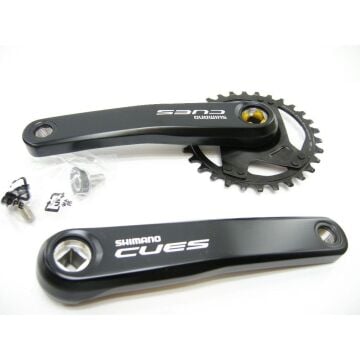 Shimano Cues FC-U4000-1 170mm 30T 1x9/10/11s Uyumlu Kapaksız Aynakol Siyah*
