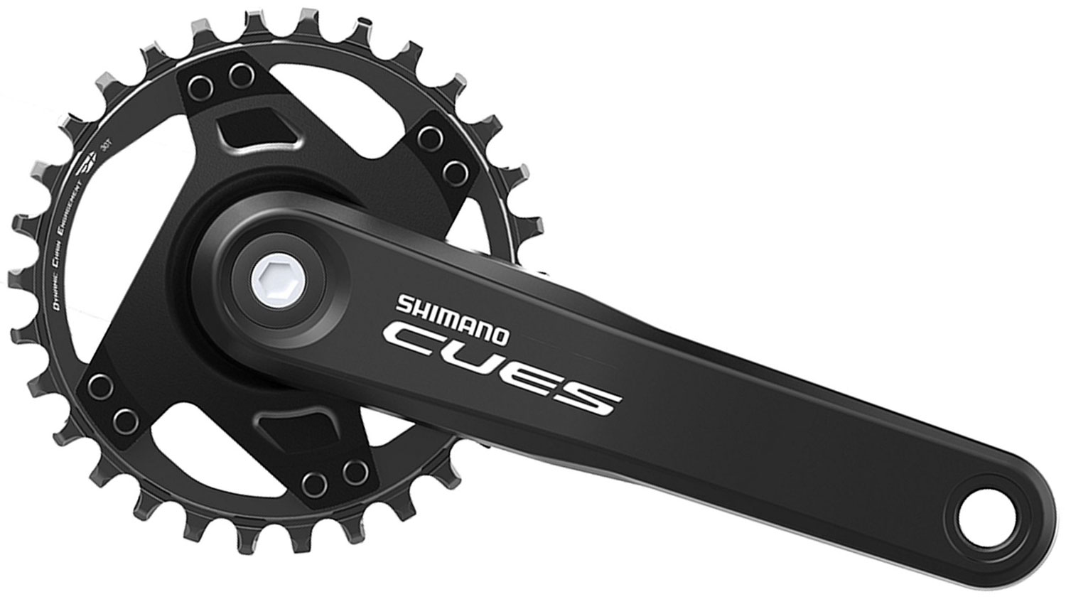 Shimano Cues FC-U4000-1 170mm 30T 1x9/10/11s Uyumlu Kapaksız Aynakol Siyah*