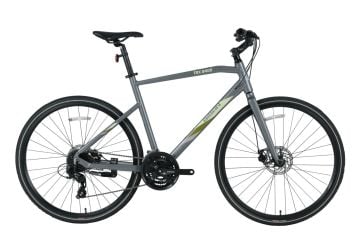 28 Bisan TRX 8400 Tourney 24v M.Disk Şehir Bisikleti 58cm - Gri-Yeşil-Sarı