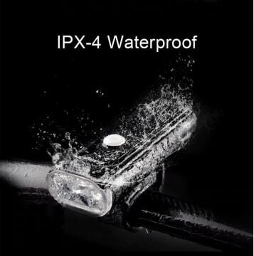 Epic Double-B 1000 Lümen Süper Güçlü Şarjlı Bisiklet Ön Lamba Füme