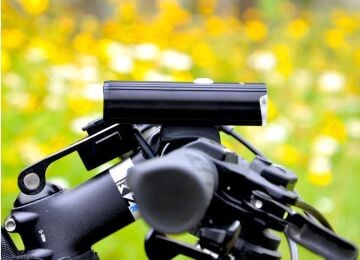 Epic Double-B 1000 Lümen Süper Güçlü Şarjlı Bisiklet Ön Lamba Füme