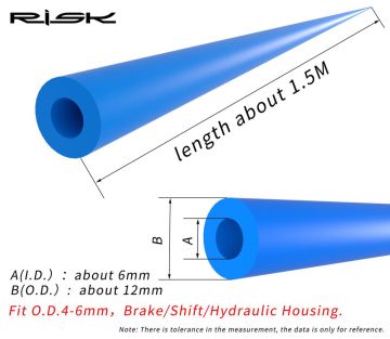 Risk C306 Bisiklet Kadro İçin Kablo Ses Engelleyici 1.5m