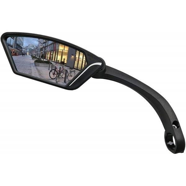 Meachow ME-002SL Sol Bisiklet Aynası Kelepçe Montaj Gümüş Lens
