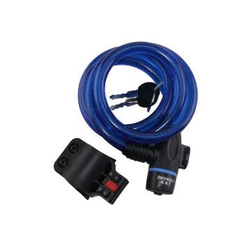 Zhongli 87116 12x1200mm Anahtarlı Spiral Kilit + Sabitleme Aparatı