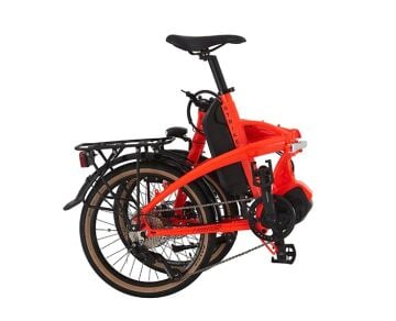 20 Bisan E-Folding Strike 9v Hidrolik D.Fren Elektrikli Katlanır Bisiklet Neon Turuncu